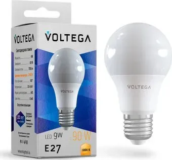 Voltega Simple A60 9W 3000K E27