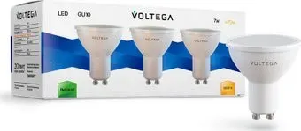 Voltega Simple MR16 7W 3000K 110° GU10 3шт.