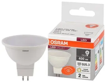Osram GU5.3 5Вт 3000 К LVMR1635