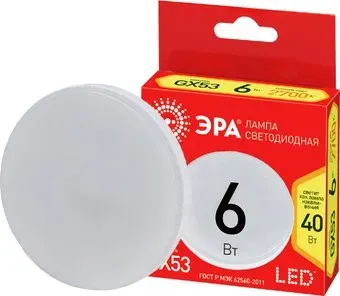 ЭРА RED LINE LED GX-6W-827-GX53 R
