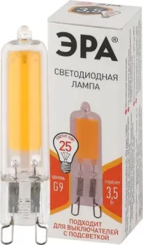 ЭРА STD LED JCD-3.5W-GL-827-G9