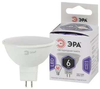ЭРА LED MR16-6W-860-GU5.3