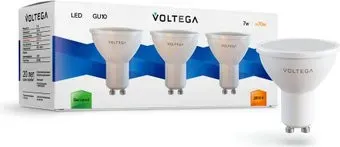 Voltega Simple MR16 7W 2800K 110° GU10 (3 шт) 7172
