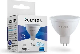 Voltega Simple MR16 6W 4000K 110° GU5.3 DIM 7171