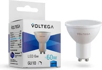 Voltega Simple MR16 6W 4000K 110° GU10 DIM 8458