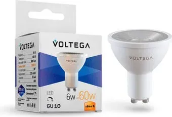 Voltega Simple MR16 6W 2800K 38° GU10 DIM 7108