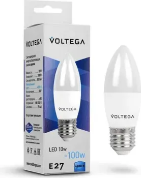 Voltega Simple Candle 10W 4000K E27 8452