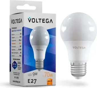 Voltega Simple A60 9W 2800K E27 8343