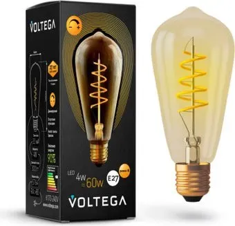 Voltega Loft Led ST64 4W 2800K E27 DIM 7077