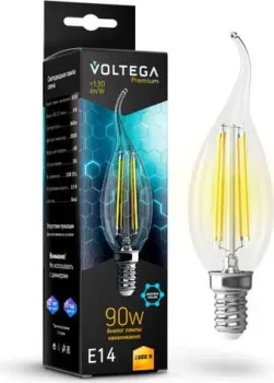 Voltega Crystal Graphene Candle wind 9W 2800K E14 7132