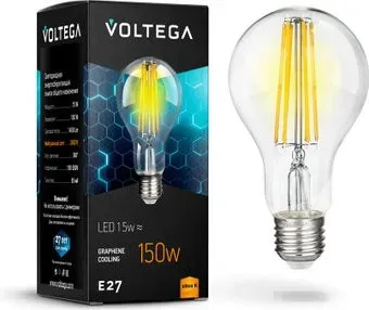 Voltega Crystal Graphene A60 15W 2800K E27 7104