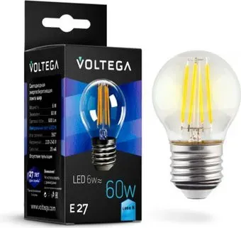 Voltega Crystal Globe 6W 4000K E27 7024