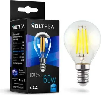 Voltega Crystal Globe 6W 4000K E14 7022