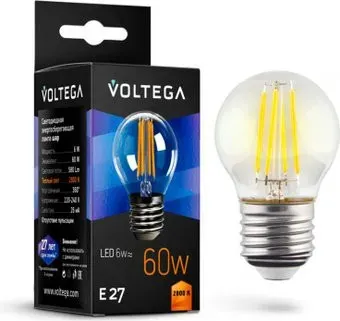 Voltega Crystal Globe 6W 2800K E27 7023