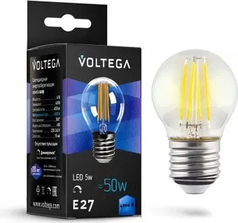 Voltega Crystal Globe 5W 4000K E27 DIM 8467