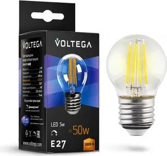 Voltega Crystal Globe 5W 2800K E27 DIM 8466