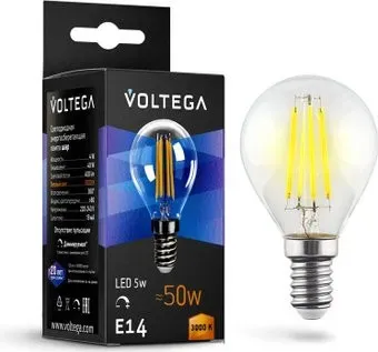 Voltega Crystal Globe 5W 2800K E14 DIM 8464