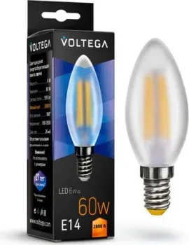 Voltega Crystal Candle matt 6W 2800K E14 7044
