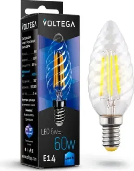 Voltega Crystal Candle corn 6W 4000K E14 7028