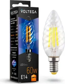 Voltega Crystal Candle corn 6W 2800K E14 7027