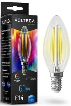 Voltega Crystal Candle 7W 4000K E14 CRI97 7153