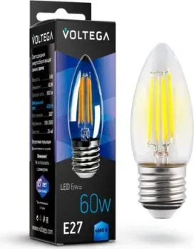 Voltega Crystal Candle 6W 4000K E27 7029