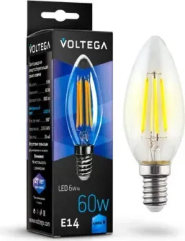Voltega Crystal Candle 6W 4000K E14 7020