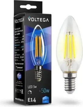 Voltega Crystal Candle 5W 4000K E14 DIM 8461