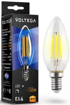 Voltega Crystal Candle 5W 2800K E14 DIM 8460