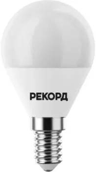 Рекорд LED P45-U 8W Е14 4000К