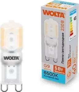 Wolta WSTD-JCD-5W6KG9-P 5Вт 6500K G9