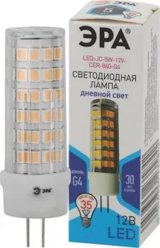 ЭРА STD LED JC-5W-12V-CER-840-G4