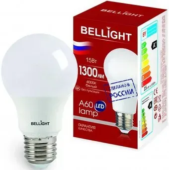 Bellight A60 15W 4000К E27