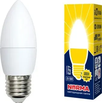 Volpe E27 11Вт С37 3000К Norma UL-00003815