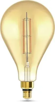 Gauss Filament PS160 E27 6W 890lm 2700K golden straight 179802118