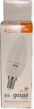 Gauss Elementary Basic E14 5W 3000K 10301152