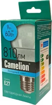 Camelion Е27 9Вт 4000K A60 15066