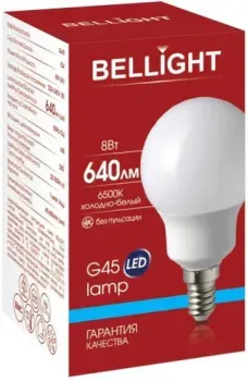Bellight LED G45 E14 8 Вт 6500 К