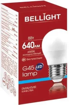 Bellight LED G45 E27 8 Вт 6500 К