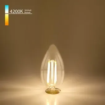 Elektrostandard Свеча C35 9W 4200K E14 CW35 прозрачный BLE1426