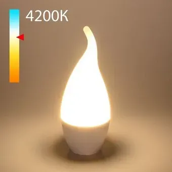 Elektrostandard Свеча на ветру CA37 8W 4200K E14 BLE1432
