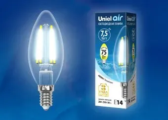 Uniel LED-C35-7.5W/NW/E14/CL GLA01TR UL-00003247