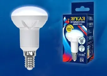 Uniel LED-R50 7W/4000K/E14/FR/DIM PLP01WH UL-00004709