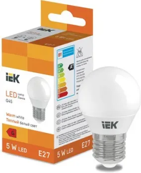 IEK LED Globe G45 400lm 3000K E27