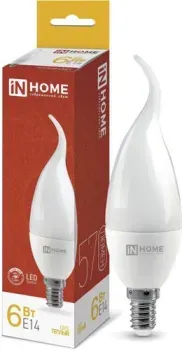 In Home LED-Свеча на ветру-VC 6Вт 230В Е14 3000К 540Лм 4690612030371