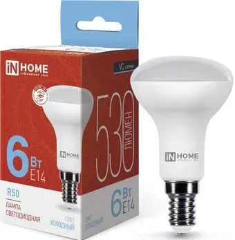 In Home LED-R50-VC 6 Вт 230В Е14 6500К 530 Лм