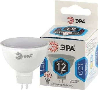 ЭРА STD LED MR16-12W-840-GU5.3 GU5.3 12 Вт софит нейтральный белый свет