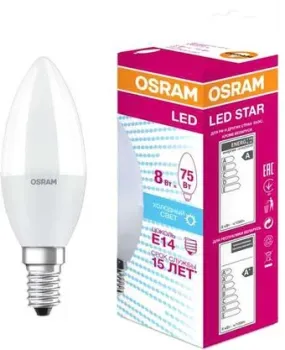 Ledvance LED Star Classic 4058075210714 E14 8 Вт 4000 К