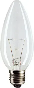 Philips Standard 60W E27 230V B35 CL 1CT/10X10F 921501544237