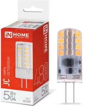 In Home LED-JC 5Вт 12В G4 4000К 480лм 4690612036083